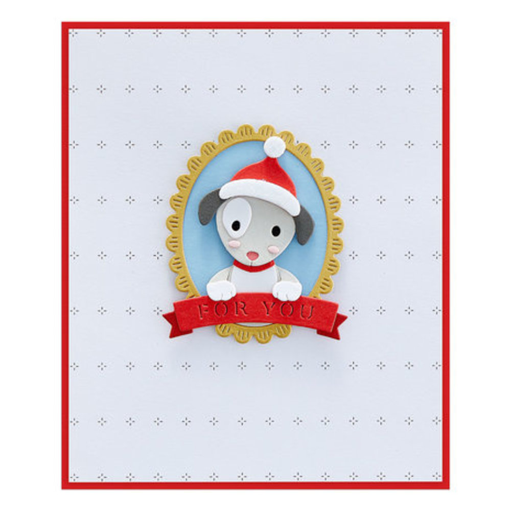 Spellbinders Holiday Cheer Enclosed Snijmal Special Pet Delivery (S4-1216)