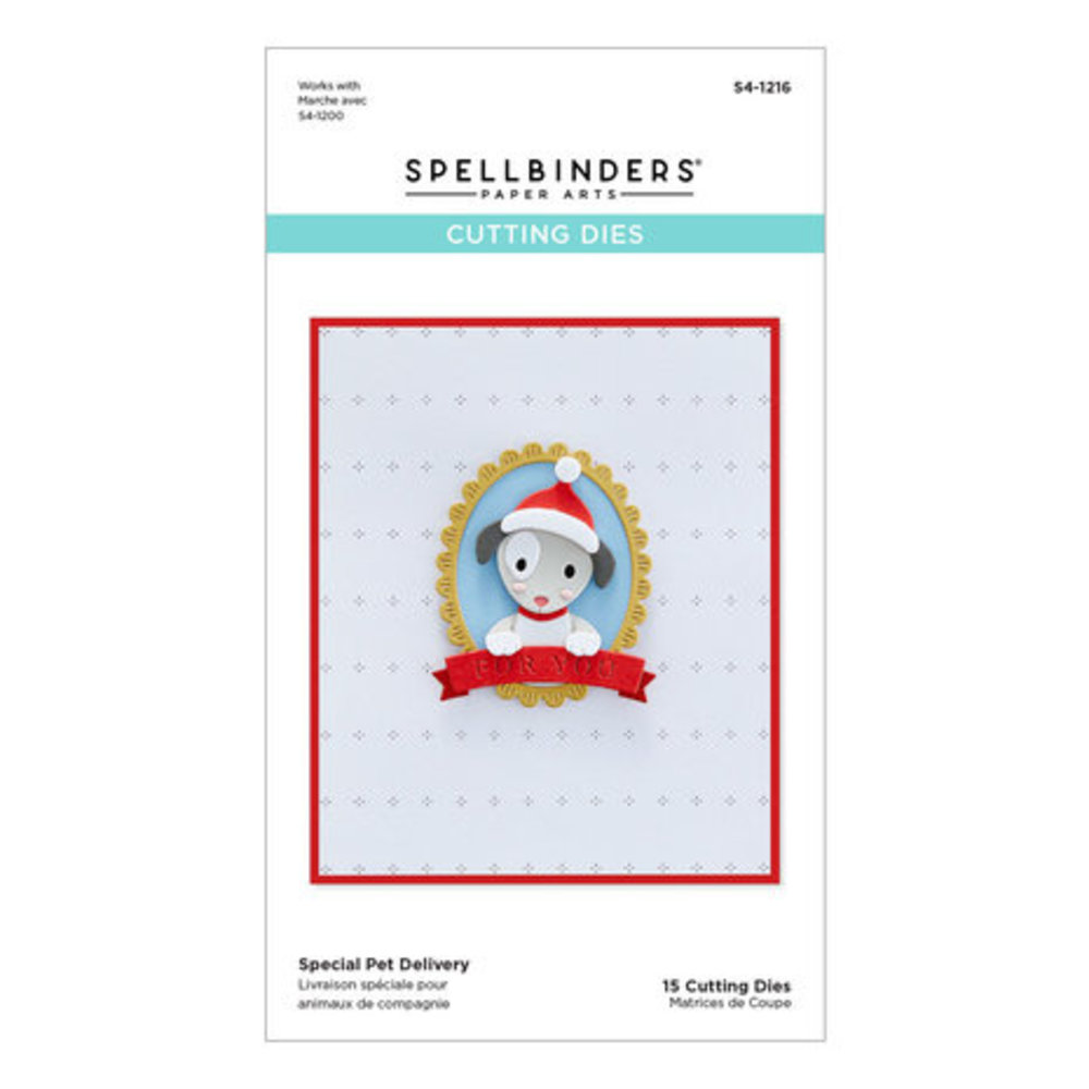 Spellbinders Holiday Cheer Enclosed Snijmal Special Pet Delivery (S4-1216)