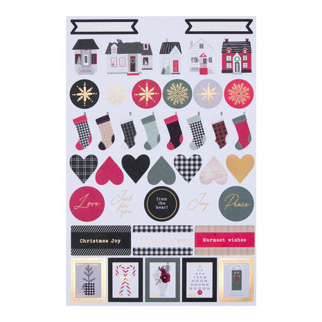 Spellbinders Santa Lane Sticker Pack (SCS-231) Spellbinders Santa Lane Sticker Pack (SCS-231)