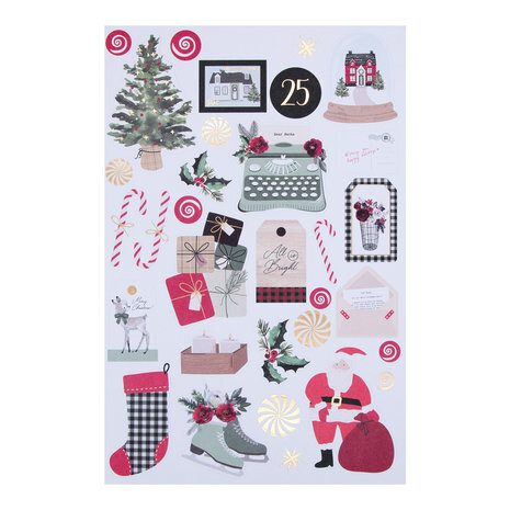 Spellbinders Santa Lane Sticker Pack (SCS-231) Spellbinders Santa Lane Sticker Pack (SCS-231)