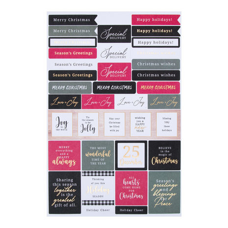 Spellbinders Santa Lane Sticker Pack (SCS-231) Spellbinders Santa Lane Sticker Pack (SCS-231)