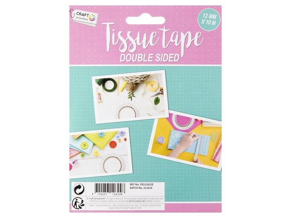 Craft Sensations Double Sided Tissue Tape (1154/GE) Craft Sensations Double Sided Tissue Tape (1154/GE)