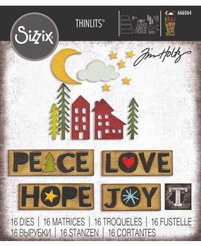Sizzix Thinlits Die Set Christmas Cutouts (666064) Sizzix Thinlits Die Set Christmas Cutouts (666064)