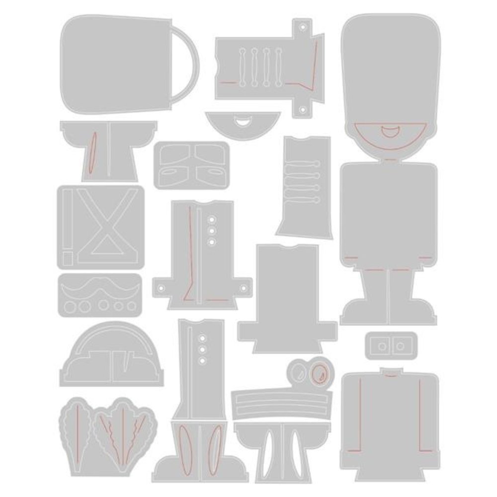 Sizzix Thinlits Die Set Harvey Colorize (666066) Sizzix Thinlits Die Set Harvey Colorize (666066)