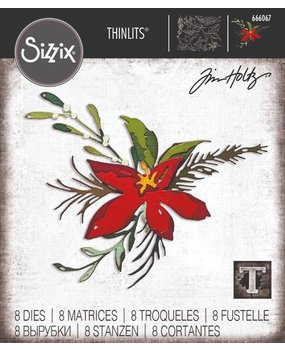 Sizzix Thinlits Die Set Holiday Brushstroke #3 (666067) Sizzix Thinlits Die Set Holiday Brushstroke #3 (666067)