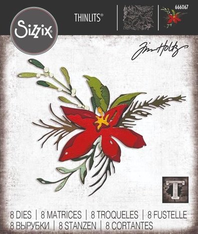 Sizzix Thinlits Die Set Holiday Brushstroke #3 (666067) Sizzix Thinlits Die Set Holiday Brushstroke #3 (666067)