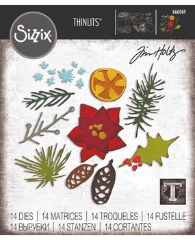 Sizzix Thinlits Die Set Mondern Festive (666069) Sizzix Thinlits Die Set Mondern Festive (666069)