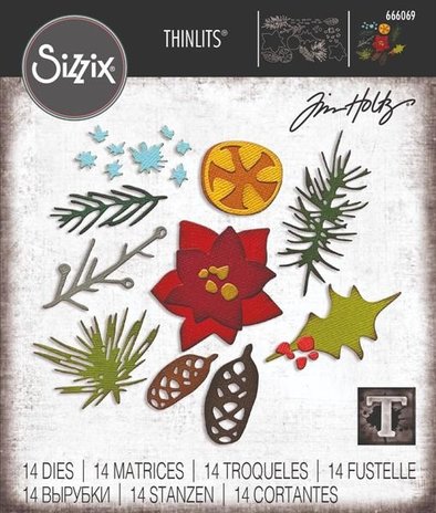 Sizzix Thinlits Die Set Mondern Festive (666069)