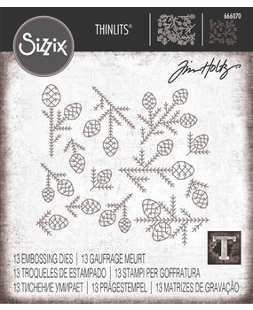 Sizzix Thinlits Die Set Pine Patterns (666070) Sizzix Thinlits Die Set Pine Patterns (666070)