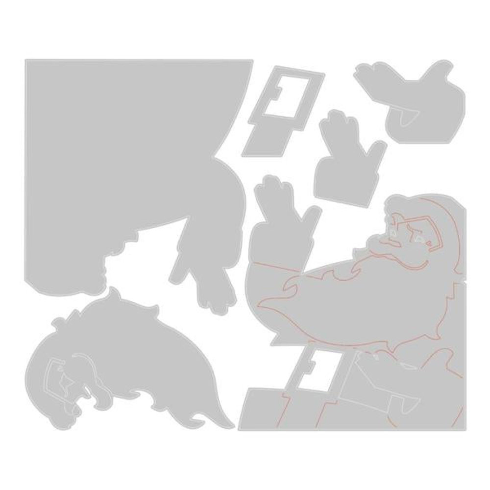 Sizzix Thinlits Die Set Retro Santa (666071) Sizzix Thinlits Die Set Retro Santa (666071)