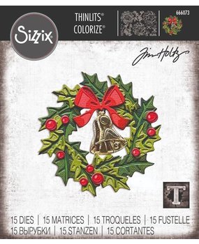 Sizzix Thinlits Die Set Yuletide Colorize (666073) Sizzix Thinlits Die Set Yuletide Colorize (666073)