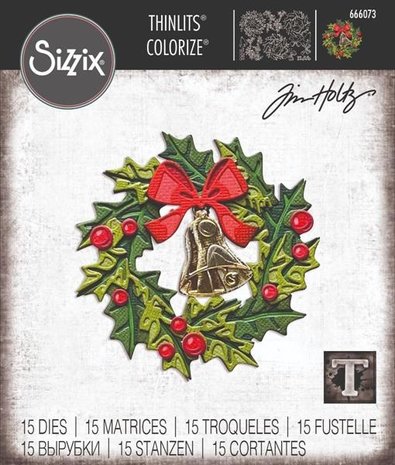Sizzix Thinlits Die Set Yuletide Colorize (666073) Sizzix Thinlits Die Set Yuletide Colorize (666073)