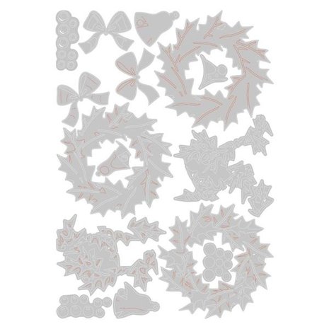 Sizzix Thinlits Die Set Yuletide Colorize (666073) Sizzix Thinlits Die Set Yuletide Colorize (666073)