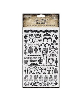 Idea-ology Tim Holtz Halloween Remnant Rubs (TH94268)
