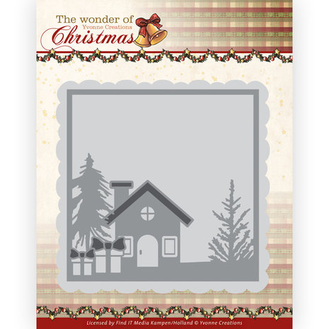 Yvonne Creations The Wonder of Christmas Christmas Frame Die (YCD10286)