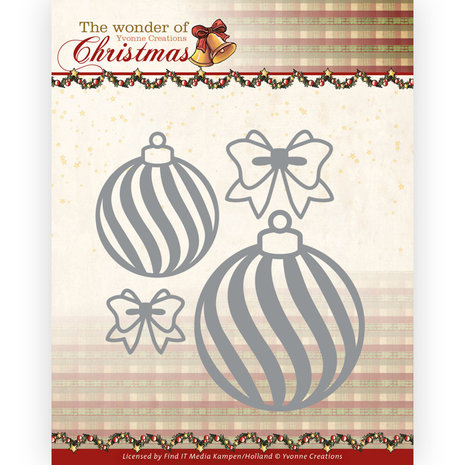 Yvonne Creations The Wonder of Christmas Christmas Wonder Baubles Die (YCD10289)
