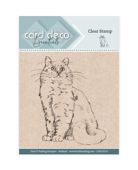 Card Deco Clear Stamp Cat (CDECS119) Card Deco Clear Stamp Cat (CDECS119)