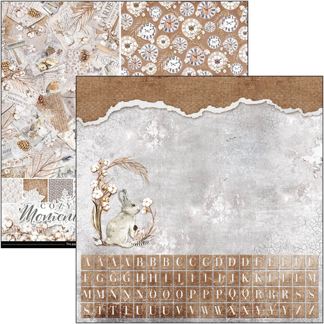 Ciao Bella Papercrafting Cozy Moments 12x12 Inch Patterns Pad (CBT056) Ciao Bella Papercrafting Cozy Moments 12x12 Inch Patterns Pad (CBT056)