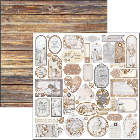 Ciao Bella Papercrafting Cozy Moments 12x12 Inch Patterns Pad (CBT056) Ciao Bella Papercrafting Cozy Moments 12x12 Inch Patterns Pad (CBT056)