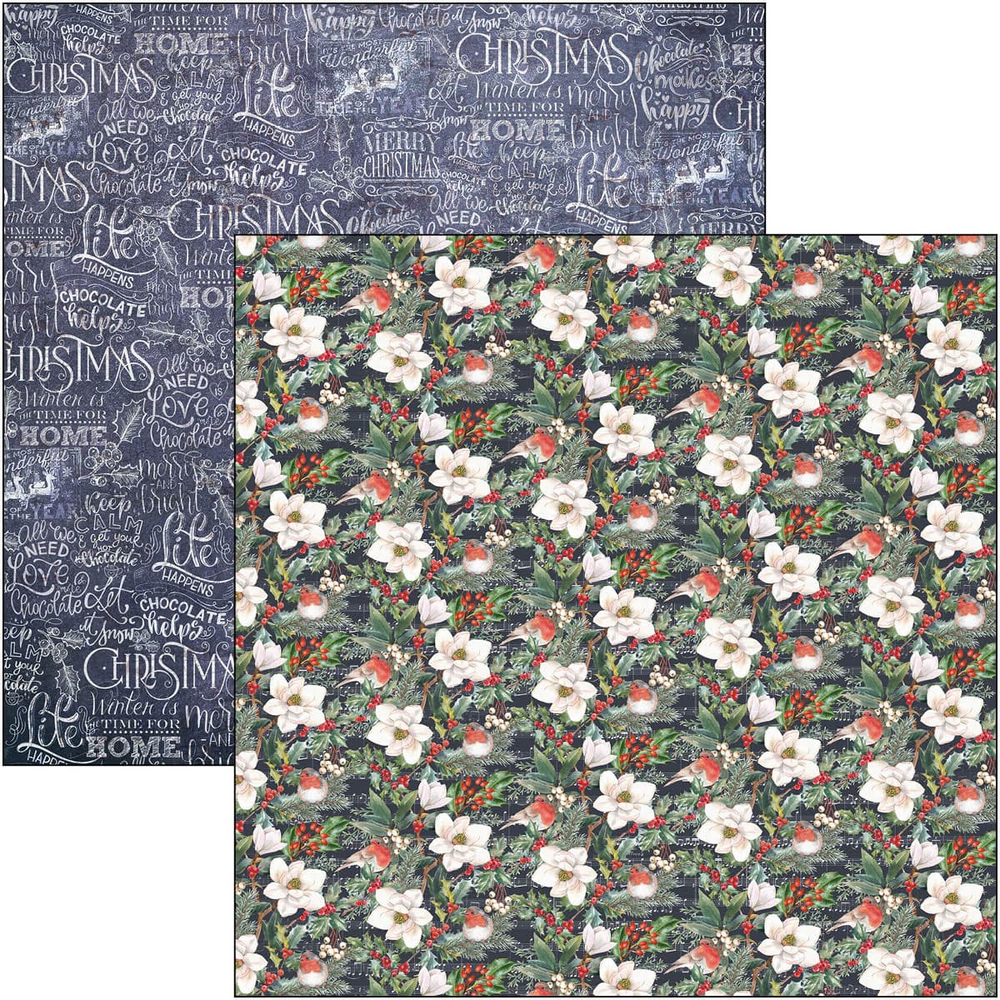 Ciao Bella Papercrafting Christmas Vibes 12x12 Inch Paper Pad (CBPM057)