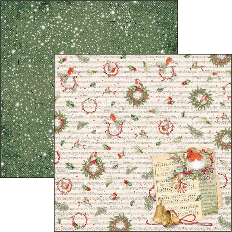 Ciao Bella Papercrafting Christmas Vibes 12x12 Inch Paper Pad (CBPM057)
