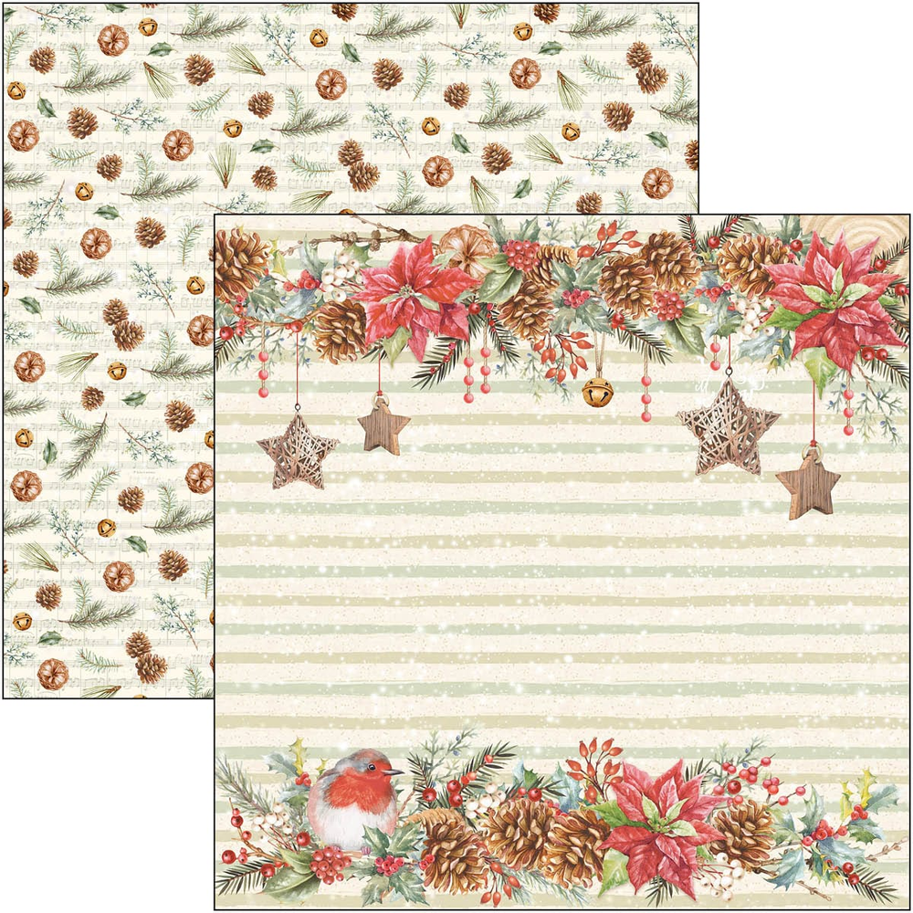 Ciao Bella Papercrafting Christmas Vibes 12x12 Inch Paper Pad (CBPM057)