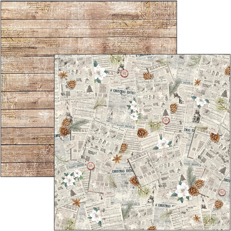 Ciao Bella Papercrafting Christmas Vibes 12x12 Inch Paper Pad (CBPM057)