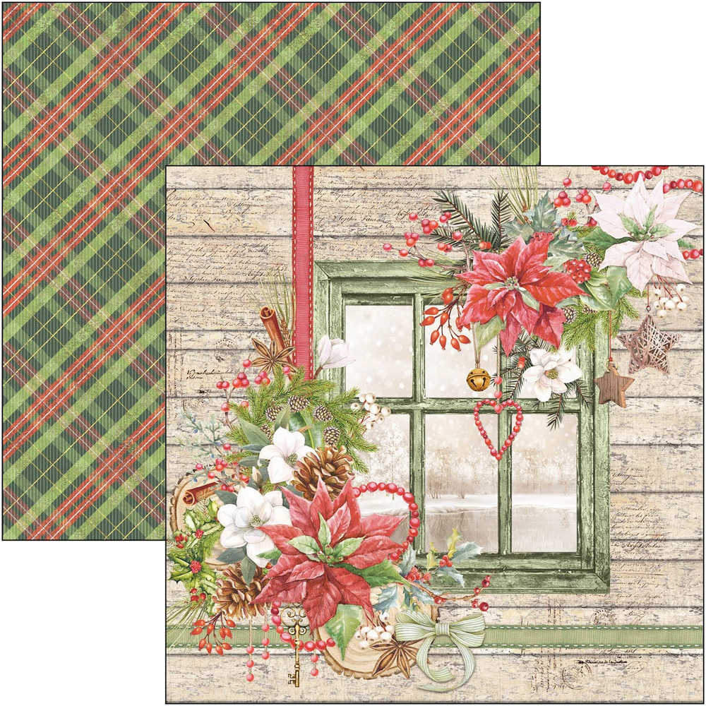 Ciao Bella Papercrafting Christmas Vibes 12x12 Inch Paper Pad (CBPM057)