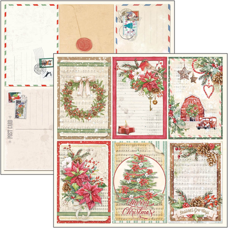 Ciao Bella Papercrafting Christmas Vibes 8x8 Inch Paper Pad (CBH057)
