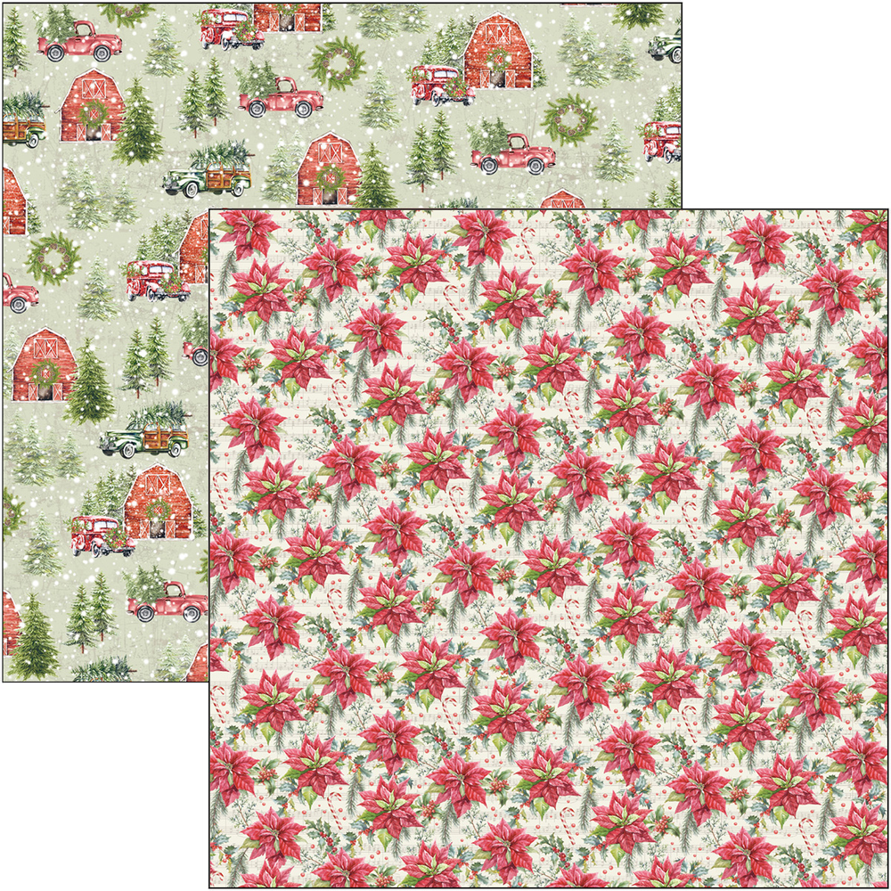 Ciao Bella Papercrafting Christmas Vibes 8x8 Inch Paper Pad (CBH057)