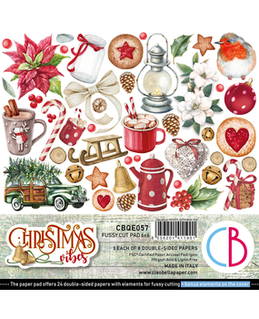 Ciao Bella Papercrafting Christmas Vibes 6x6 Inch Paper Pad (CBQE057) Ciao Bella Papercrafting Christmas Vibes 6x6 Inch Paper Pad (CBQE057)