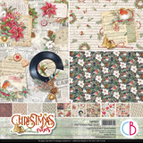 Ciao Bella Papercrafting Christmas Vibes 12x12 Inch Patterns Pad (CBT057)