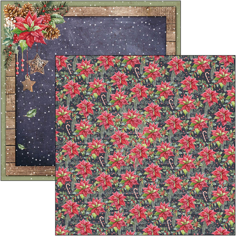 Ciao Bella Papercrafting Christmas Vibes 12x12 Inch Patterns Pad (CBT057) Ciao Bella Papercrafting Christmas Vibes 12x12 Inch Patterns Pad (CBT057)
