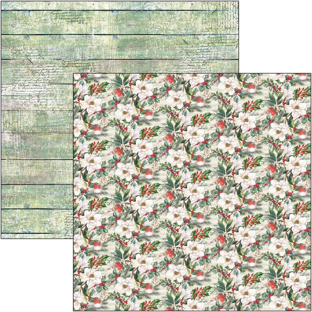 Ciao Bella Papercrafting Christmas Vibes 12x12 Inch Patterns Pad (CBT057) Ciao Bella Papercrafting Christmas Vibes 12x12 Inch Patterns Pad (CBT057)