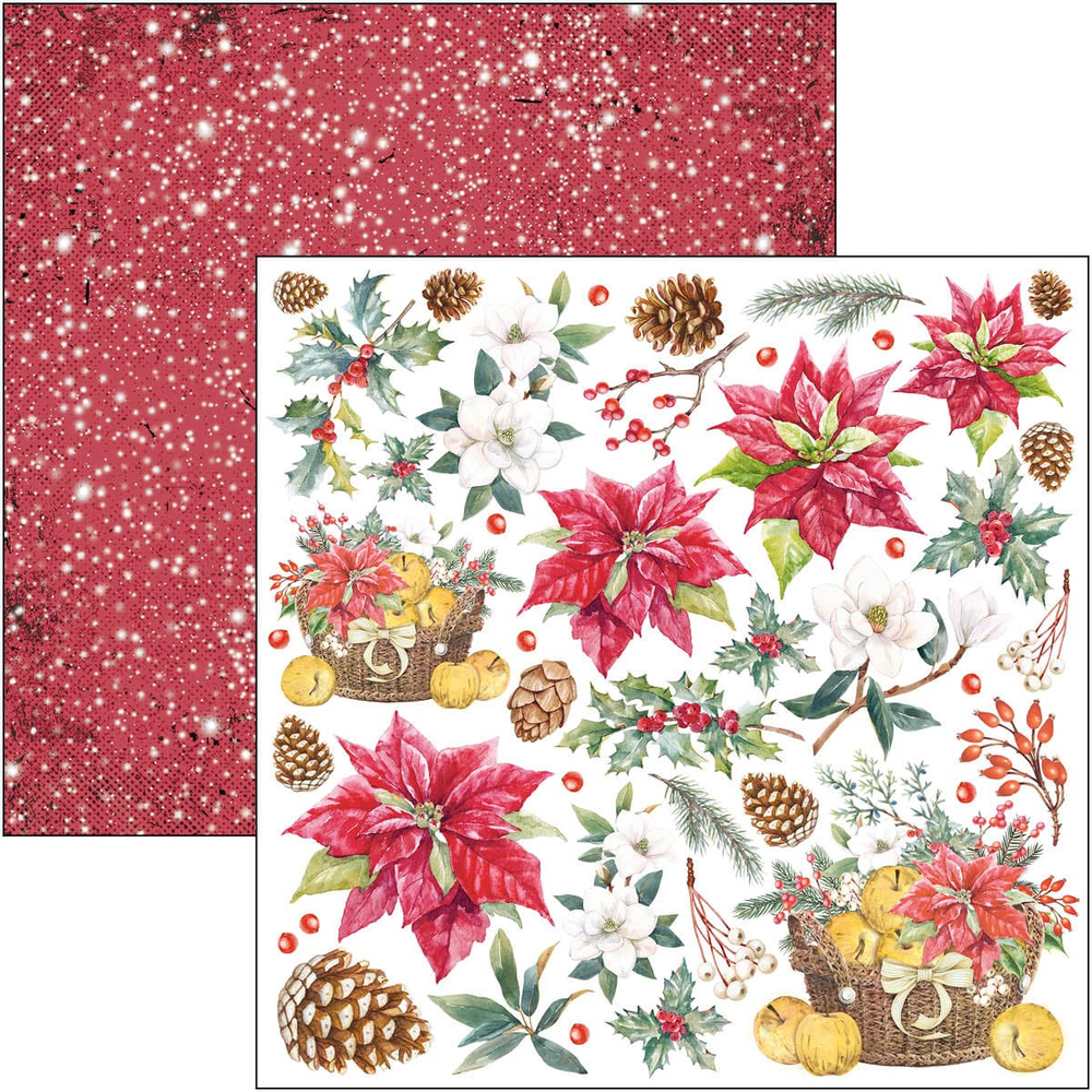 Ciao Bella Papercrafting Christmas Vibes 12x12 Inch Patterns Pad (CBT057) Ciao Bella Papercrafting Christmas Vibes 12x12 Inch Patterns Pad (CBT057)