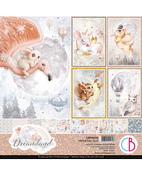 Ciao Bella Papercrafting Dreamland 12x12 Inch Paper Pad (CBPM058) Ciao Bella Papercrafting Dreamland 12x12 Inch Paper Pad (CBPM058)