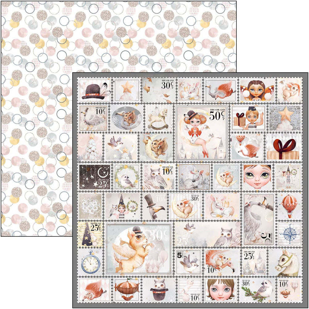 Ciao Bella Papercrafting Dreamland 12x12 Inch Paper Pad (CBPM058) Ciao Bella Papercrafting Dreamland 12x12 Inch Paper Pad (CBPM058)