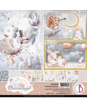Ciao Bella Papercrafting Dreamland 8x8 Inch Paper Pad (CBH058)