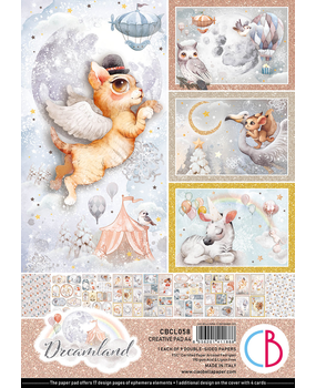 Ciao Bella Papercrafting Dreamland A4 Creative Pad (CBCL058)