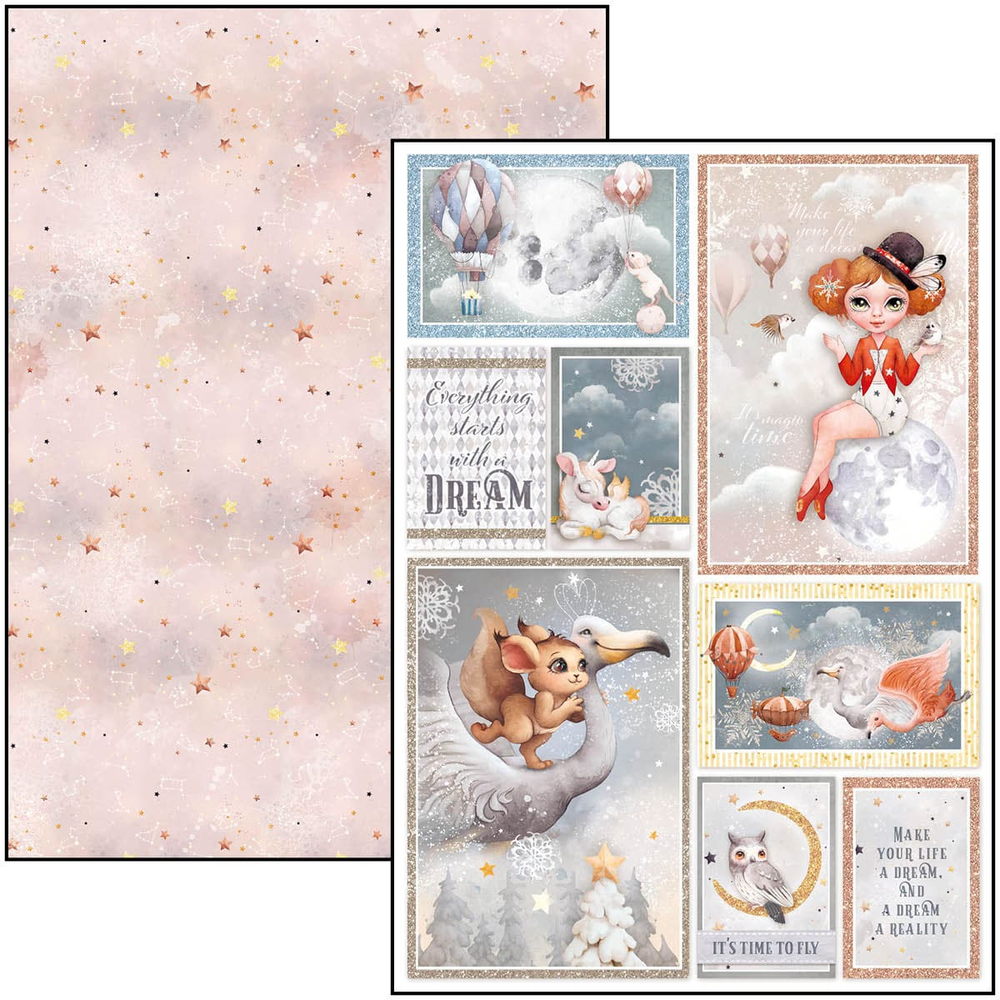 Ciao Bella Papercrafting Dreamland A4 Creative Pad (CBCL058)