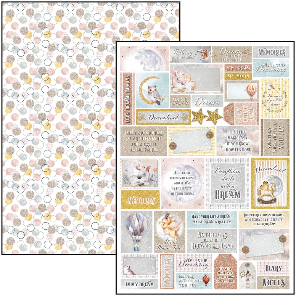 Ciao Bella Papercrafting Dreamland A4 Creative Pad (CBCL058)