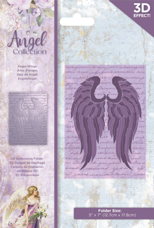 Crafter's Companion Angel Collection 3D Embossing Folder Angel Wings (ANG-EF-3D-ANWI) Crafter's Companion Angel Collection 3D Embossing Folder Angel Wings (ANG-EF-3D-ANWI)