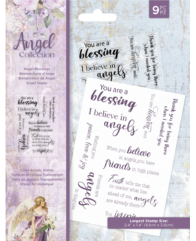 Crafter's Companion Angel Collection Clear Stamps Angel Blessings (ANG-ST-CA-ANBL) Crafter's Companion Angel Collection Clear Stamps Angel Blessings (ANG-ST-CA-ANBL)