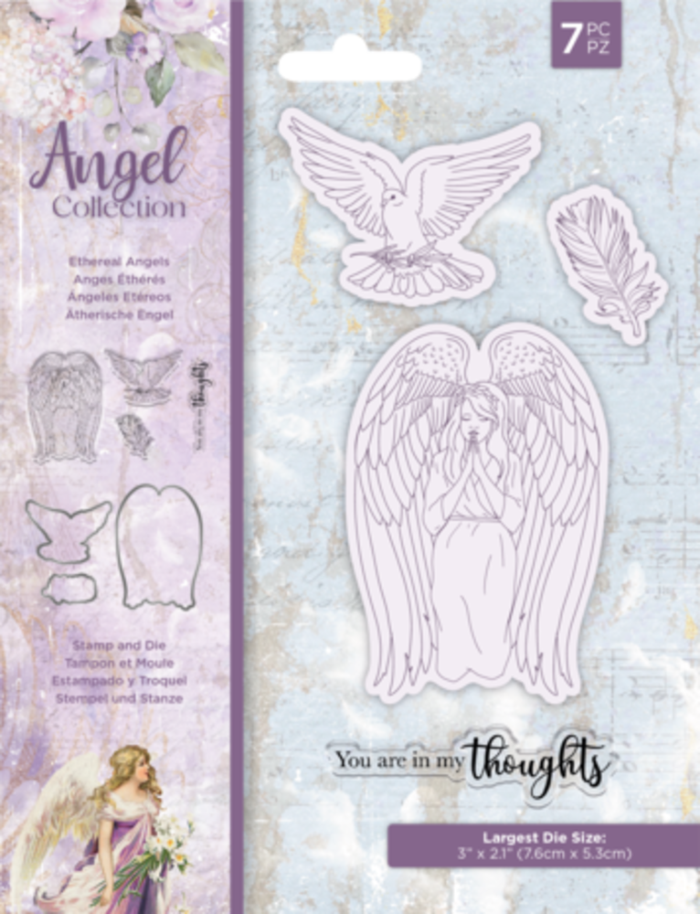 Crafter's Companion Angel Collection Stamp & Die Ethereal Angels (ANG-STD-ETAN) Crafter's Companion Angel Collection Stamp & Die Ethereal Angels (ANG-STD-ETAN)