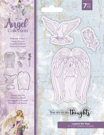 Crafter's Companion Angel Collection Stamp & Die Ethereal Angels (ANG-STD-ETAN) Crafter's Companion Angel Collection Stamp & Die Ethereal Angels (ANG-STD-ETAN)