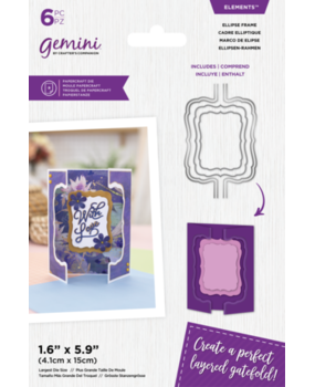 Gemini Layered Edge Gatefold Elipse Frame Elements Dies (GEM-MD-ELE-ELFR) Gemini Layered Edge Gatefold Elipse Frame Elements Dies (GEM-MD-ELE-ELFR)