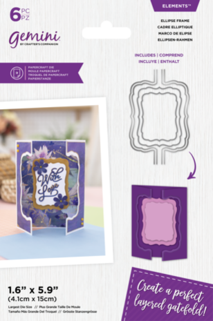 Gemini Layered Edge Gatefold Elipse Frame Elements Dies (GEM-MD-ELE-ELFR) Gemini Layered Edge Gatefold Elipse Frame Elements Dies (GEM-MD-ELE-ELFR)