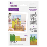 Gemini Zig Zag Scene Builder Stamp & Die Our Hometown (GEM-STD-ZZ3D-OH)