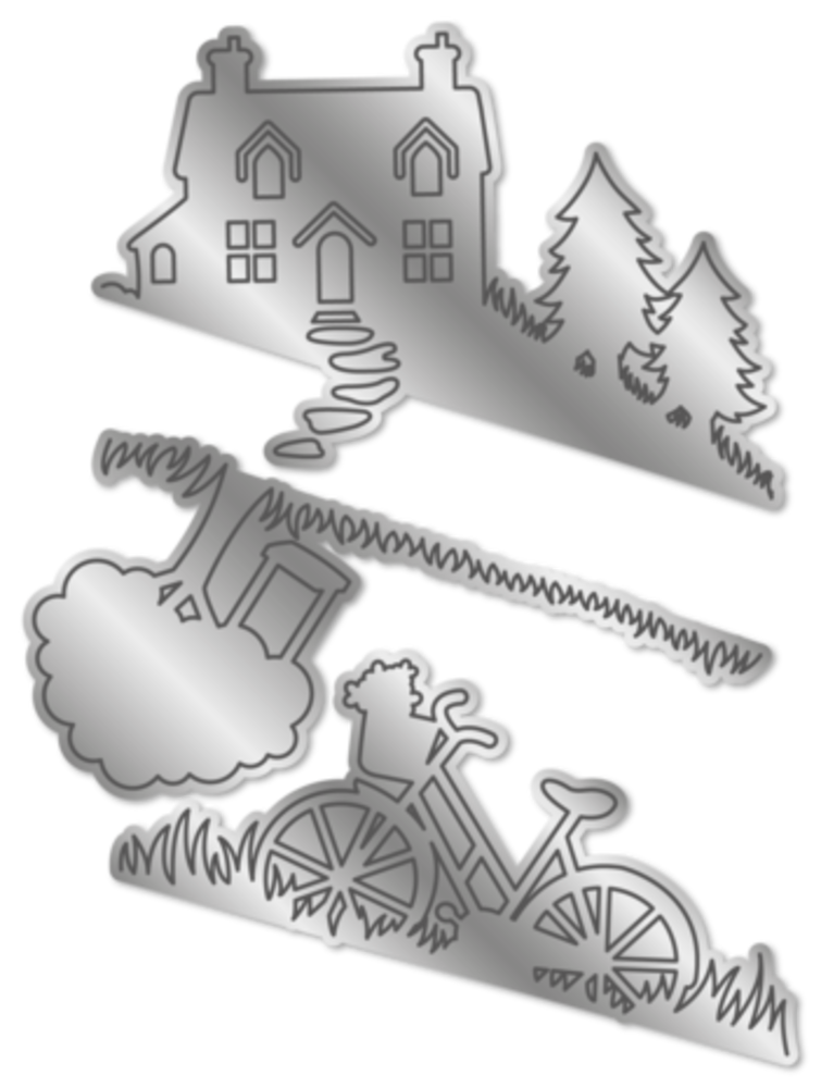 Gemini Zig Zag Scene Builder Stamp & Die In the Country (GEM-STD-ZZ3D-ITC) Gemini Zig Zag Scene Builder Stamp & Die In the Country (GEM-STD-ZZ3D-ITC)