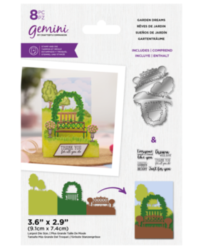 Gemini Zig Zag Scene Builder Stamp & Die Garden Dreams (GEM-STD-ZZ3D-GD) Gemini Zig Zag Scene Builder Stamp & Die Garden Dreams (GEM-STD-ZZ3D-GD)